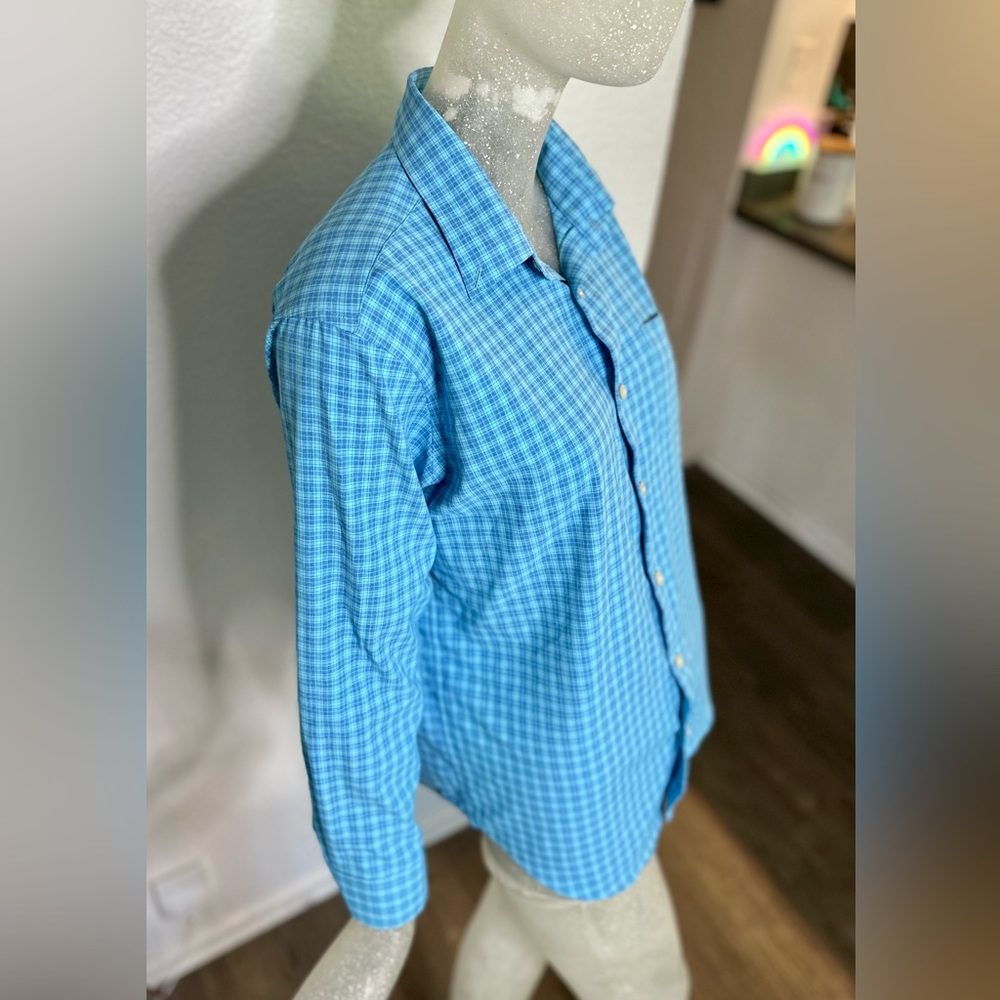 Peter Millar Men’s Blue Long Sleeve Button Down Shirt. Size XLarge - Picture 5 of 13